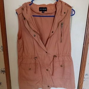 Ladies hooded vest